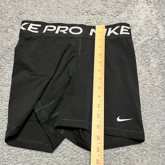 Nike Pro Shorts Womens Medium Black Bike Compression - Picture 7 of 9
